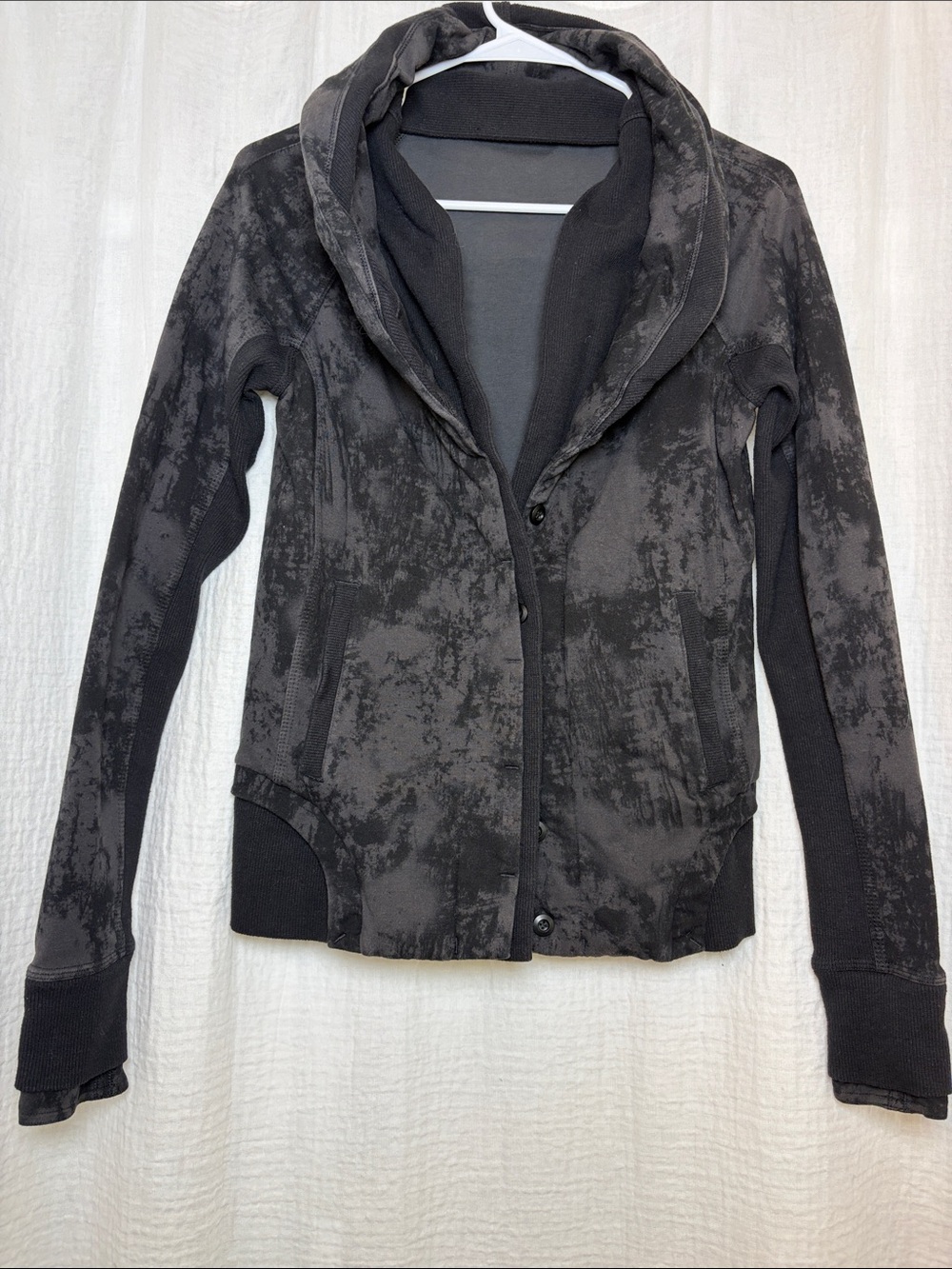 Lululemon "To Class" Jacket - Sea Bed Black Deep Coal - Size 4
